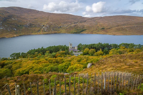 Paseo Por Castillo Glenveigh Parque Nacional Glenveigh Donegal Irlanda — Foto de Stock