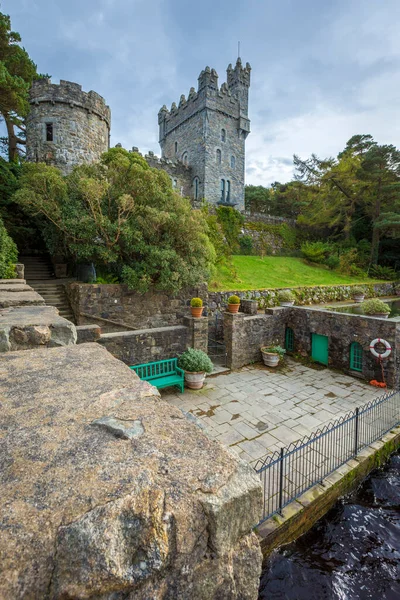 Glenveigh Kastély Glenveigh Nemzeti Parkban Donegal Írország — Stock Fotó