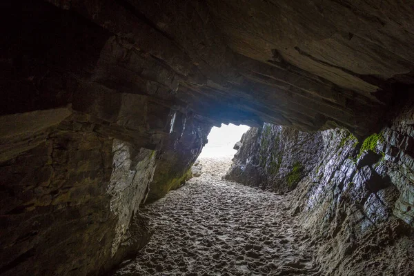 Grotten Van Maghera Met Interessante Stenen Materialen Nabij Ardara Donegal — Stockfoto
