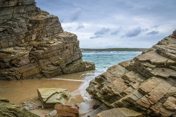 Grotte Maghera Con Pietre Materiali Interessanti Vicino Ardara Donegal Irlanda — Foto Stock