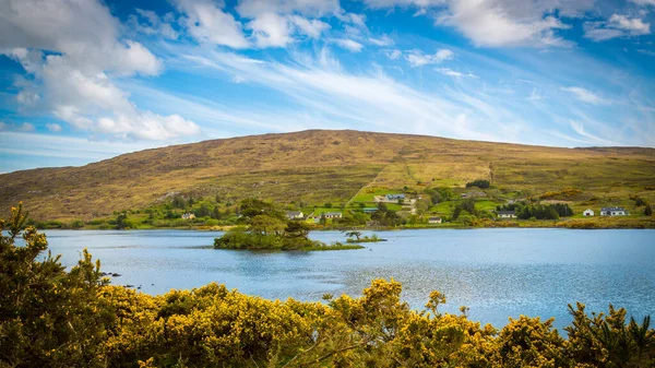 Connemara, Co Galway, İrlanda 'daki güzel manzaralar 