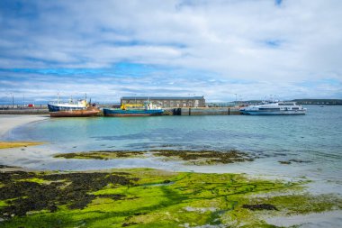Aran Adası 'ndaki şehir Inishmore, Co Galway, İrlanda