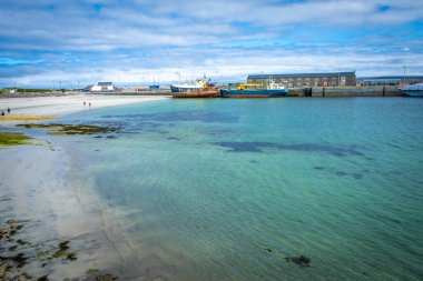 Aran Adası 'ndaki şehir Inishmore, Co Galway, İrlanda