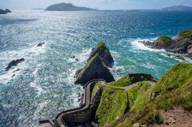 Dunquin Rıhtımı, Dingle Yarımadası, Co Kerry, İrlanda