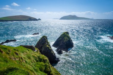 Dunquin Rıhtımı, Dingle Yarımadası, Co Kerry, İrlanda