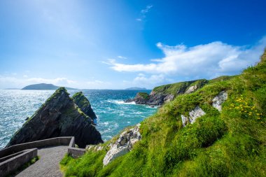 Dunquin Rıhtımı, Dingle Yarımadası, Co Kerry, İrlanda