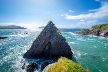 Dunquin Rıhtımı, Dingle Yarımadası, Co Kerry, İrlanda