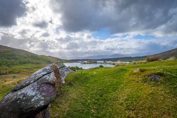 Área Recreação Local Lough Napeasta Lough Inchiquin Kerry Irlanda — Fotografia de Stock