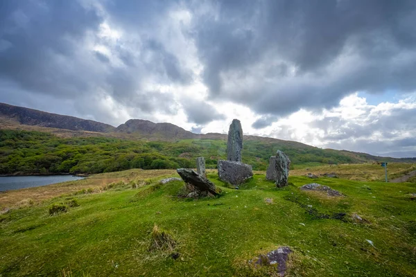 Uragh Stone Circle Gleninchaquin Park Kerry Irlanda — Foto de Stock