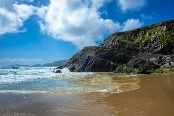 Schöner Ort Der Küste Von Coumeenoole Beach Auf Der Halbinsel — Stockfoto