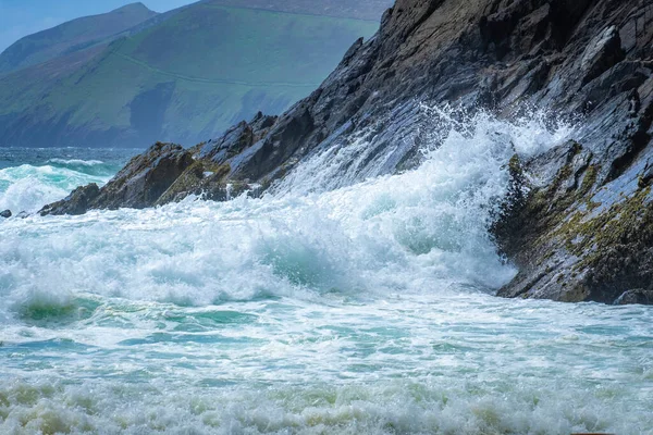 Coumeenoole Beach海岸の美しい場所Dingle Pension Kerry Ireland — ストック写真