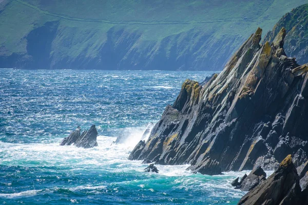 Beautiful Place Coumeenole Beach Coast Dingle Peninsula Kerry Ιρλανδία — Φωτογραφία Αρχείου