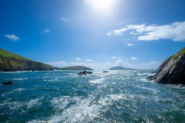 Molo Dunquin Półwyspie Dingle Kerry Irlandia — Zdjęcie stockowe