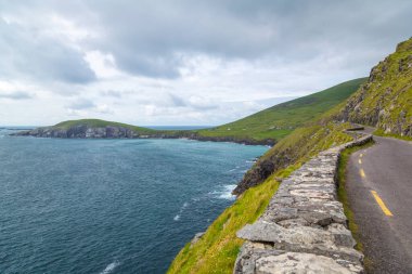 Dingle Yarımadası 'ndaki Slea Head Sahili, Co Kerry, İrlanda 