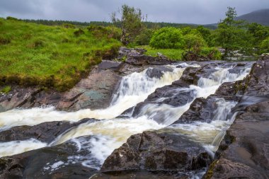 Aasleagh Şelalesi Killary Fjord, Co Mayo, İrlanda