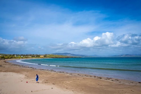 Playa Arena Costa Ballingskellig Castillo Kerry — Foto de Stock