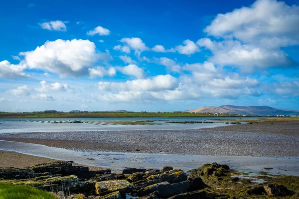 해변의 Ballycarberry Castle Kerry — 스톡 사진