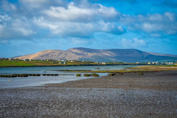 해변의 Ballycarberry Castle Kerry — 스톡 사진