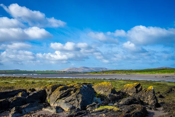 Strandkust Vid Ballycarberry Castle Kerry — Stockfoto