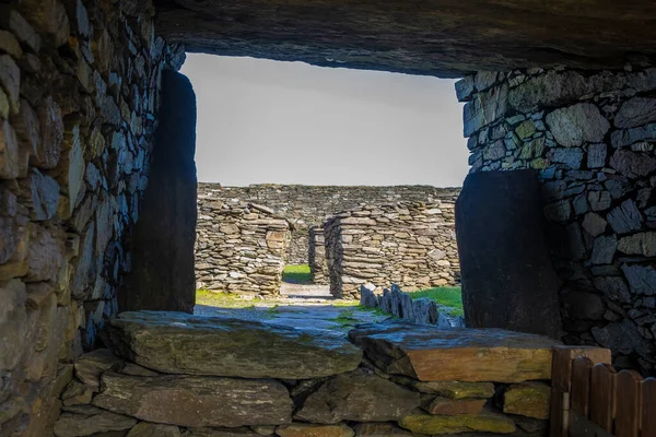 Velho Forte Pedra Cahergall Perto Cahersiveen — Fotografia de Stock