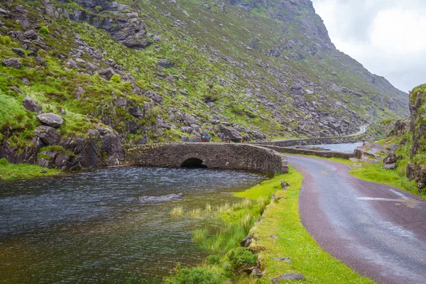 Gap Dunloe Mountain Pass Running North South County Kerry Ireland — Stock Photo, Image