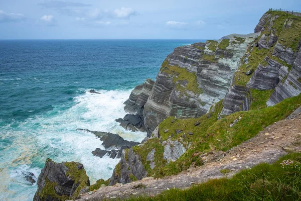 Belle Scogliere Oceaniche Kerry Irlanda — Foto Stock