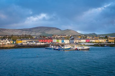 Portmagee village in County Kerry, Ireland clipart