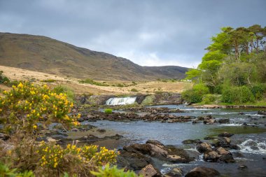 Aasleagh Şelalesi Killary Fjord, Co Mayo, İrlanda