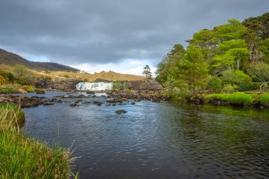 Aasleagh Şelalesi Killary Fjord, Co Mayo, İrlanda