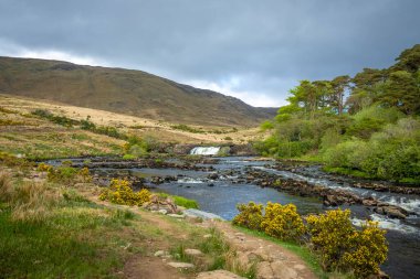 Aasleagh Şelalesi Killary Fjord, Co Mayo, İrlanda