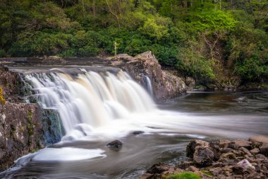 Aasleagh Şelalesi Killary Fjord, Co Mayo, İrlanda