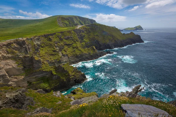 Beautiful Oceanic Kerry Cliffs Ireland — Stock Photo, Image
