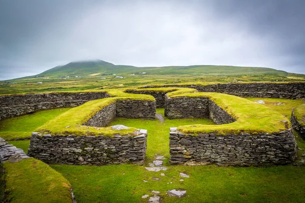 Leacanabuaile Stone Ringfort National Monument County Kerry Irlanda — Fotografia de Stock