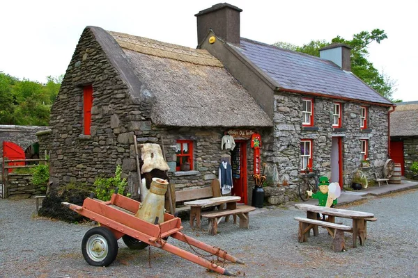 Casa Piedra Típica Irlanda — Foto de Stock