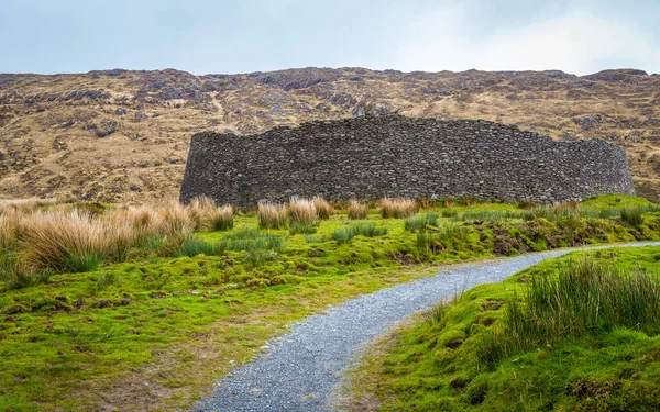 Staigue Staig Arruinaram Ringfort Pedra County Kerry Irlanda — Fotografia de Stock