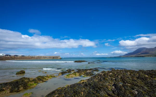 Spiaggia Kilsallagh Con Vista Croagh Patrick Mayo Irlanda — Foto Stock