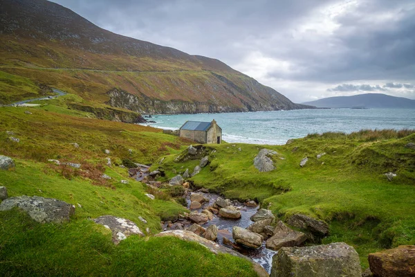 Keem Beach Posto Spettacolare Alla Fine Achill Island Mayo Irlanda — Foto Stock