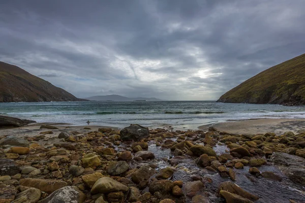 Keem Beach Posto Spettacolare Alla Fine Achill Island Mayo Irlanda — Foto Stock