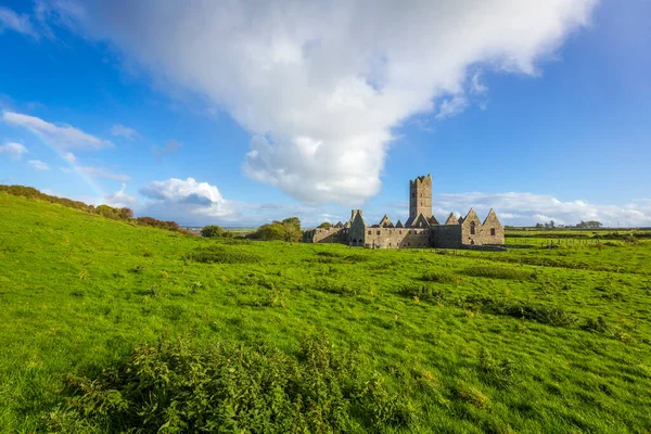 Moyne Abbey Κοντά Στην Killala Mayo Ιρλανδία — Φωτογραφία Αρχείου