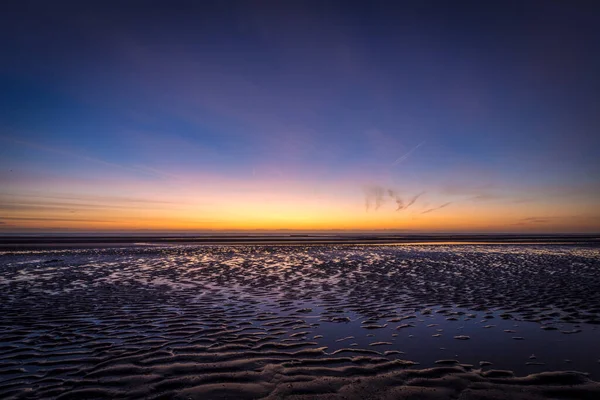 Mooie Zonsopgang Boven Zeekust — Stockfoto