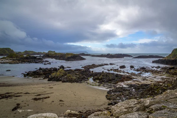 Porto Ballintoy Pequena Aldeia Cidade Paróquia Civil County Antrim Irlanda — Fotografia de Stock