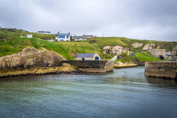 Hafen Ballintoy Kleines Dorf Townland Und Zivile Gemeinde Der Grafschaft — Stockfoto