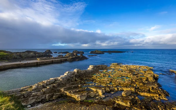 Hamn Ballintoy Liten Stad Och Civil Församling County Antrim Irland — Stockfoto