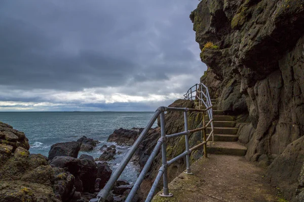 Blackhead Acantilado Del Mar Irlanda — Foto de Stock