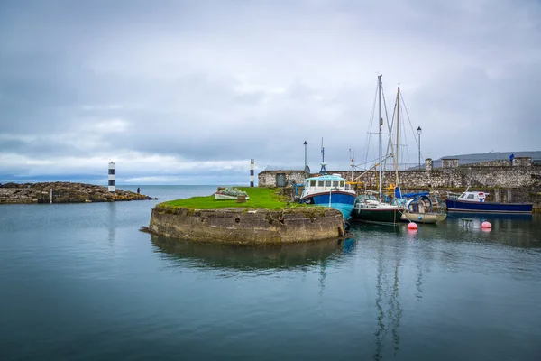 Carnlough Harbour Der Grafschaft Antrim Irland — Stockfoto