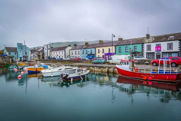 Carnlough Harbour Condado Antrim Irlanda — Foto de Stock