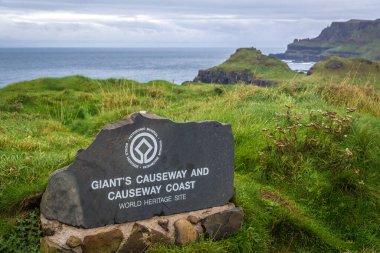 Dev Geçidi, yaklaşık 40.000 birbirine kenetlenmiş bazalt sütunun oluşturduğu antik bir volkanik yarığın sonucudur. Kuzey İrlanda 'nın kuzey kıyısındaki Antrim ilçesinde yer almaktadır.