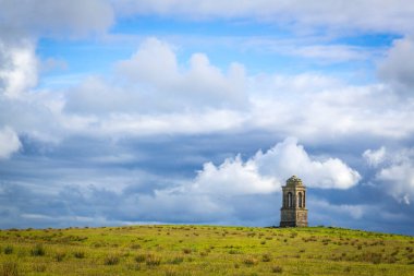 Castlerock 'taki Mussenden Tapınağı, Co Derry, Kuzey İrlanda