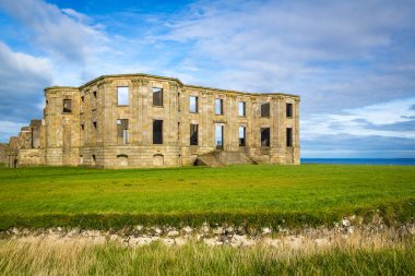 Castlerock 'taki Mussenden Tapınağı, Co Derry, Kuzey İrlanda