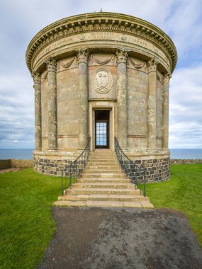 Castlerock 'taki Mussenden Tapınağı, Co Derry, Kuzey İrlanda